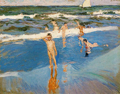 Boys in the Sea Joaquin Sorolla